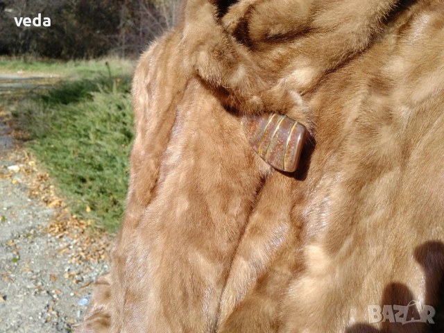 Луксозно кожено палто от норка модел перелина размер М/L, снимка 9 - Палта, манта - 53095495