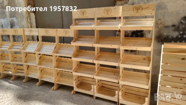 Дървени стелажи за хляб