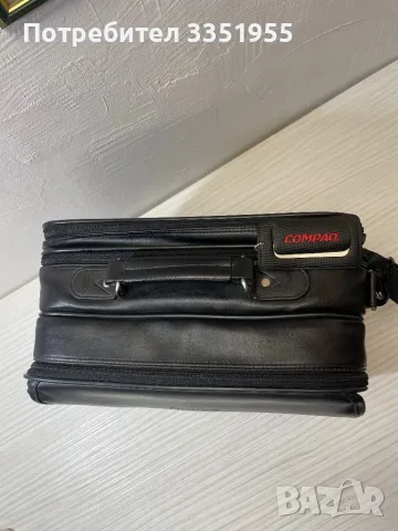 Кожена Бизнес чанта Compaq, снимка 3 - Подаръци за мъже - 47974093