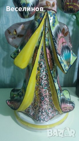 Статуетка статуетки на Японка - италиянски порцелан, снимка 3 - Статуетки - 31620101