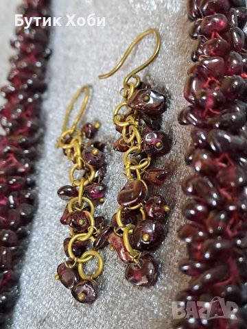 Старинен комплект от натурални гранати, снимка 5 - Антикварни и старинни предмети - 40577318