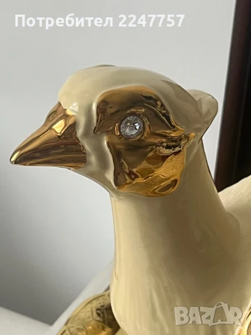 Огромен гълъб порцелан, снимка 3 - Антикварни и старинни предмети - 50913872