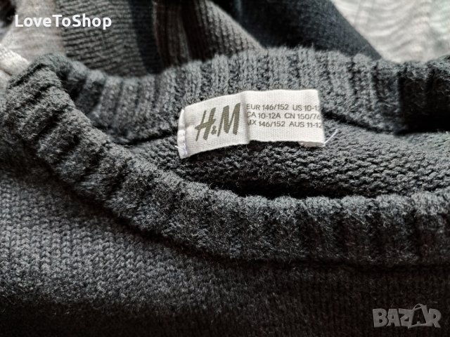 H&M Blukids 146/152 см 10-12 г. пуловер hm хм, снимка 3 - Детски пуловери и жилетки - 38014640