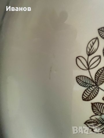 Голяма чиния с маркировка ЗиК (СССР), снимка 6 - Чинии - 33817976