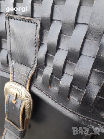 Кожена чанта през рамо естествена кожа    15/4, снимка 3 - Чанти - 31443307