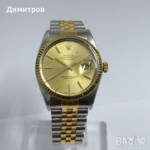 ROLEX Datejust 16013, 18к Gold&Steel, 36mm/злато+стомана/ - оригинал, снимка 2 - Мъжки - 44163033