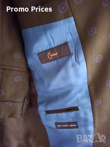 Черен костюм SLIM FIT CARDUCCI, снимка 6 - Костюми - 50384106