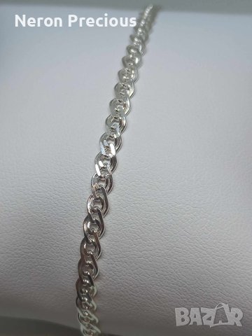 Сребърна гривна, снимка 1