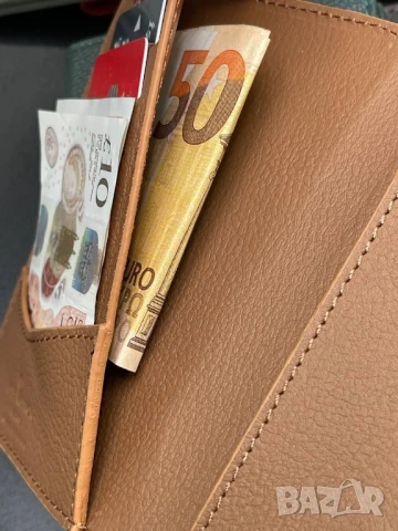 портмонета от естествена кожа в кутия louis vuitton , снимка 5 - Портфейли, портмонета - 51404368