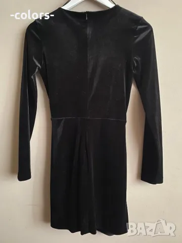 Велвет рокля Zara, снимка 4 - Рокли - 48137456