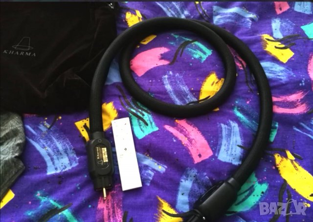 Захранващ кабел Kharma KLC-GR-1B handcrafted in Nederland, снимка 3 - Други - 31688914