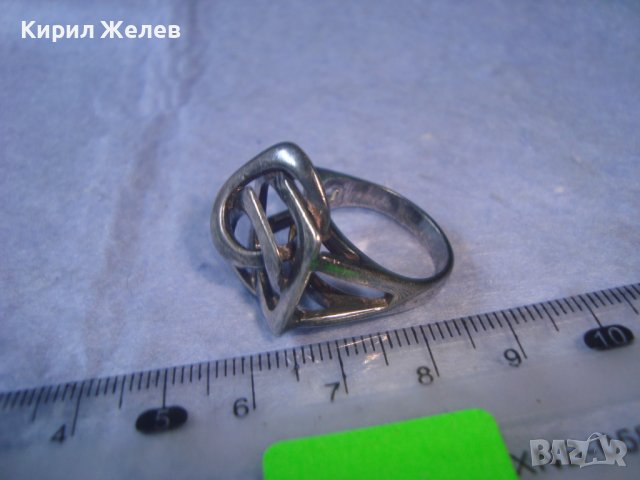 КРАСИВ СРЕБЪРЕН ПРЪСТЕН ОКСИДИРАНО СРЕБРО 925 ХУДОЖЕСТВЕНА АРТ ИЗРАБОТКА ДИЗАЙНЕРСКИ МОДЕЛ 27348, снимка 11 - Пръстени - 36870035