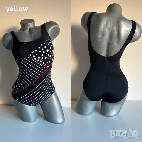 Цял черен бански ХС