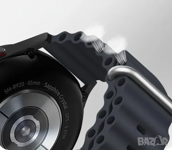 Силиконови каишки Ocean Band за Samsung/Huawei/Xiaomi/Amazfit/Garmin, снимка 7 - Каишки за часовници - 49422981