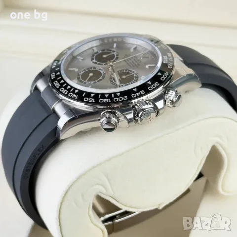 Rolex Daytona Silver silicone strap ghost , снимка 3 - Мъжки - 56537955