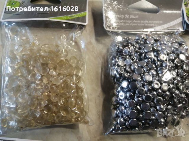 Асортимент от топчета,камъни и сърца за украса и декорация., снимка 4 - Други - 42769732