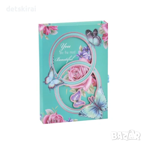 Тефтер в кутия - таен дневник с ключе цветя и пеперуди, снимка 5 - Образователни игри - 51313704
