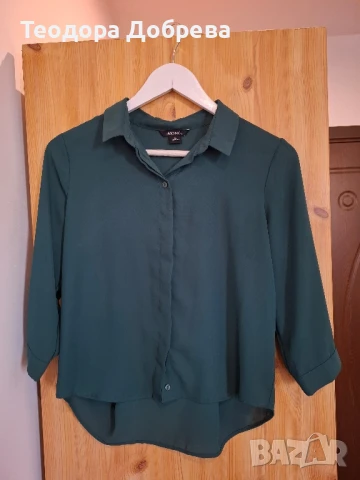 Тъмнозелена риза MONKI