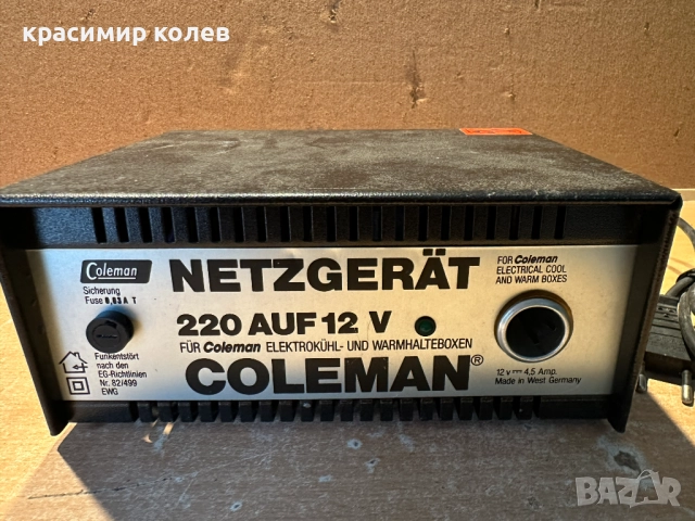 преобразувател за хладилна чанта 12/220V "Coleman", снимка 2 - Хладилни чанти - 52322019