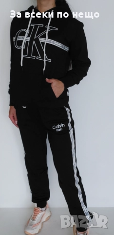 Calvin Klein Дамски Спортен Комплект С Бродирано Лого🔝Дамски Спортен Екип - 6 Цвята Код VL-154, снимка 4 - Спортни екипи - 51633512