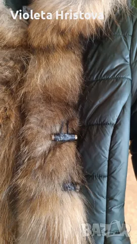 Дамско яке естествен пух ,лисица., снимка 2 - Якета - 47640499
