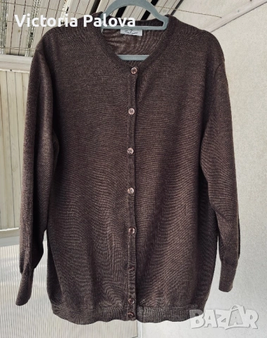 Луксозна мъжка жилетка NUVOLE DI CASHMERE премиум състав, снимка 5 - Блузи - 53345633