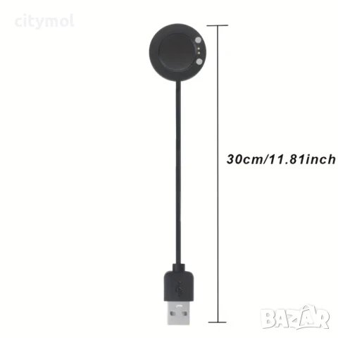 Зарядно за смарт часовник I9Pro MAX, X16, T500+, T3P, T200Puls, I8, T900PRO MAX, T500PRO, I8 Ultra, , снимка 4 - Смарт гривни - 50911453