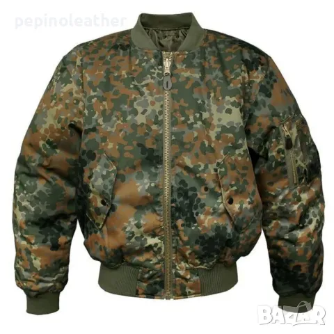 CAMO JACKET MA-1 FLIGHT FLECKTARN GERMANY, снимка 1