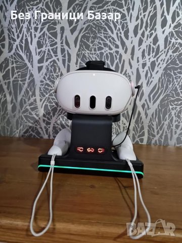 Нова Бързо Зареждаща станция за Meta Quest 3 - Магнитни Конектори и LED Индикатор, снимка 8 - Друга електроника - 44259645