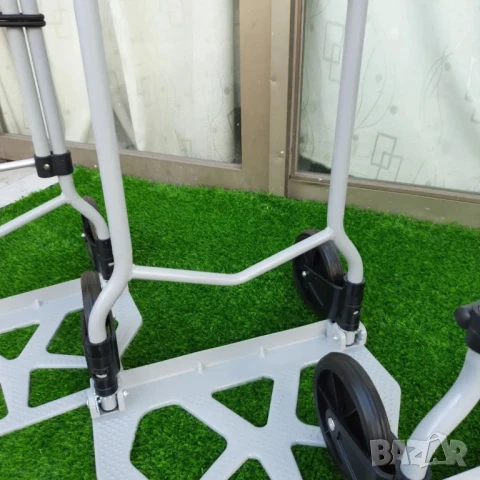 Многофункционална сгъваема количка – Вашият верен помощник при пазаруване и пренасяне, снимка 5 - Други стоки за дома - 50843637