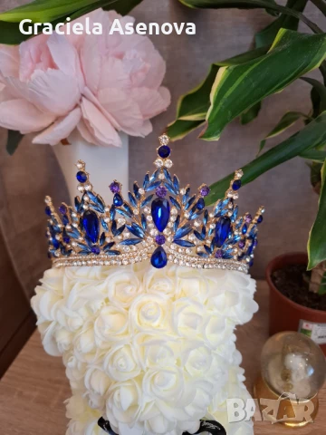 Сватбени Корони- Тиари , снимка 3 - Аксесоари за коса - 51185121