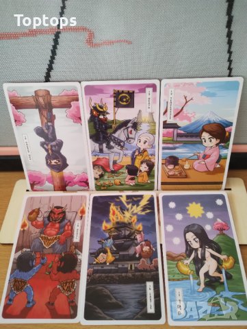 Таро 7x12cm: Sakura Spring Tarot & Pythia Tarot & Tarot of Oppisitions, снимка 4 - Карти за игра - 42291829