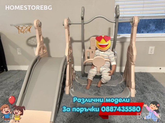 Детската пързалка с люлка 3 в 1 превръща всеки дом или двор в истински детски оазис, снимка 3 - Други - 54327548