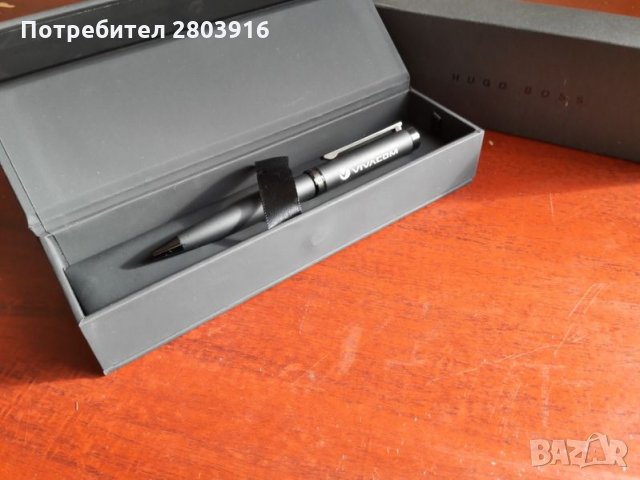 Hugo Boss юбилейна гравирана писалка 135г. VIVACOM, снимка 4 - Други ценни предмети - 31624584