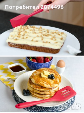 Силиконов кухненски комплек 5 части, снимка 2 - Други стоки за дома - 30908669