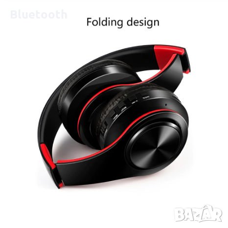Слушалки безжични bluetooth  HIFI FM и поддръжка SD карта с микрофон , снимка 2 - Bluetooth слушалки - 30357037