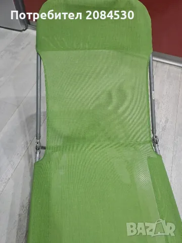 Шезлонг с двустранно регулиране 180/55см, снимка 10 - Градински мебели, декорация  - 49700978