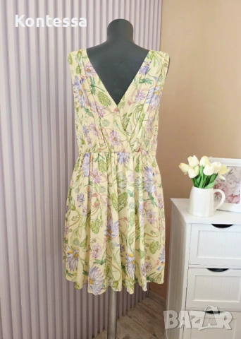 Лятна жълта рокля 🌸, снимка 4 - Рокли - 54240857