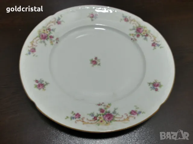 Антикварен порцелан плато 