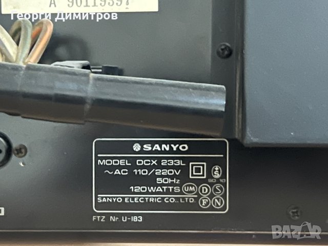 Sanyo receiver DCX-233L, снимка 6 - Ресийвъри, усилватели, смесителни пултове - 44380761