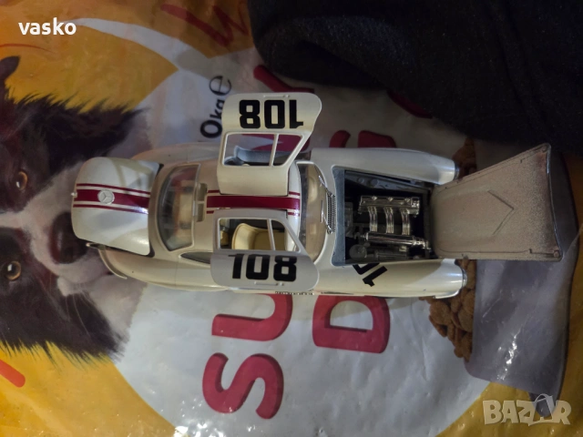 Burago Italy 1:24 Mercedes, снимка 6 - Колекции - 54217922