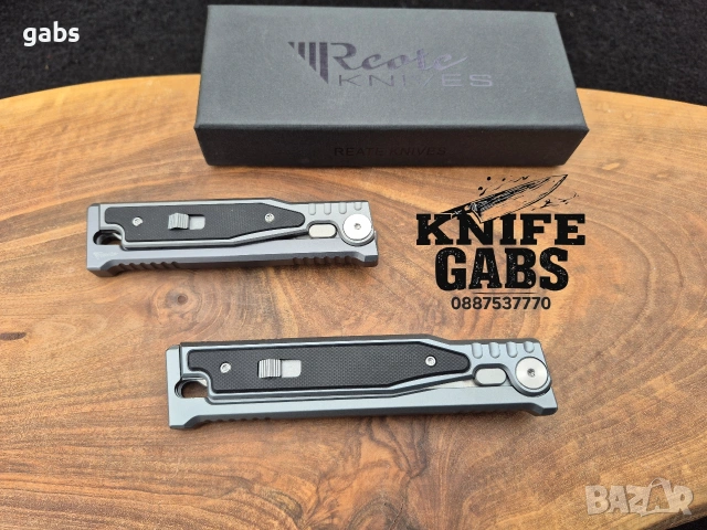 Reate EXO Graviti knife,гравитационен сгъваем нож,два размера, снимка 9 - Ножове - 49278687