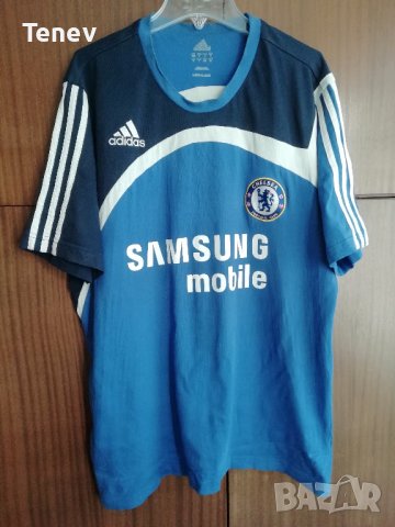 Chelsea Adidas оригинална фланелка памучна тениска Челси размер L