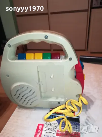 FISHER-PRICE-КАСЕТОФОН С МИКРОФОН-РЕТРО 2003251930, снимка 12 - Друга електроника - 49576623