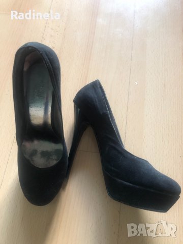 Дамски обувки - велур с чанта, снимка 3 - Дамски обувки на ток - 31639404