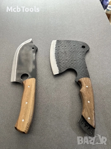 Сатър ловджийски с кожен калъф, снимка 5 - Ножове - 51997693
