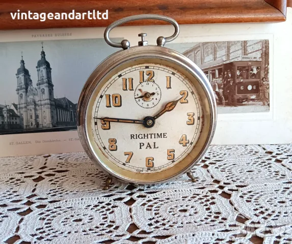 Антикварен будилник PAL, рядък модел