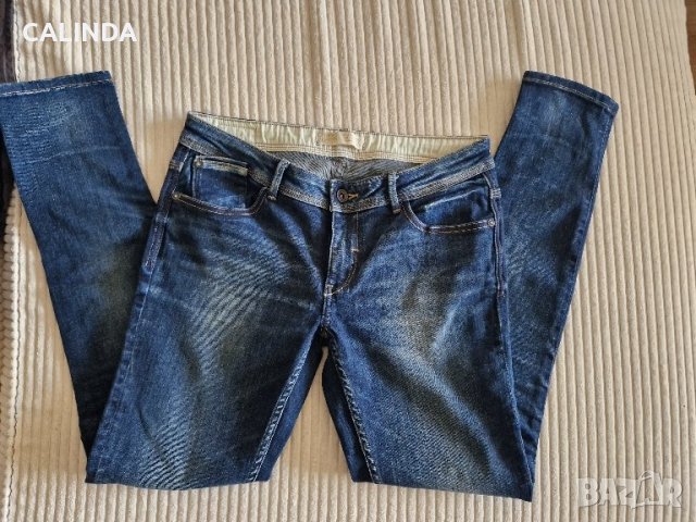 Zara дънки тъмносин деним, снимка 2 - Дънки - 42756769