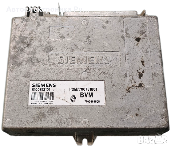 компютър RENAULT 19 BENDIX ,S100813101J, S100813101 J, HOM 7700731801, 7700864505, BVM 