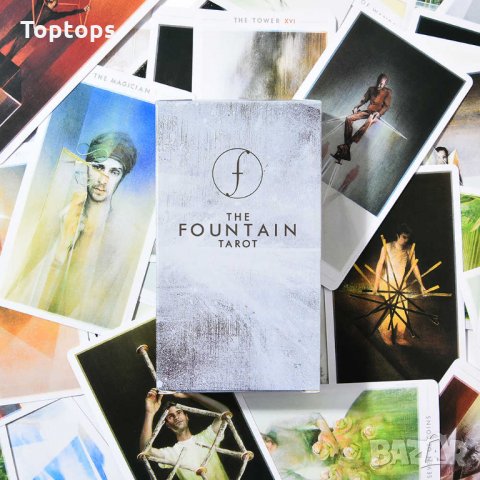 Уникални таро карти: The Fountain Tarot & XII Tarot Nekro, снимка 9 - Карти за игра - 34166560
